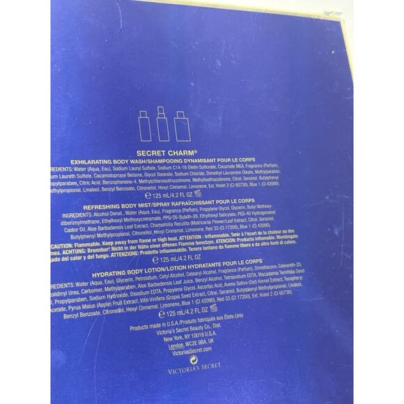 Victoria’s Secret Secret Charm 3 Pc Kit Body Lotion + Body Wash + Body Mist RARE - Picture 9 of 9